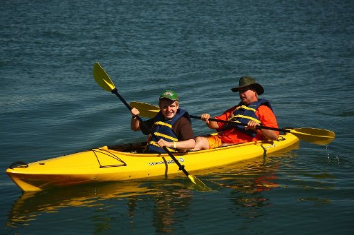 Kayaking at the World Autism Awareness Weekend, Wrightsville Beach, NC, 2011